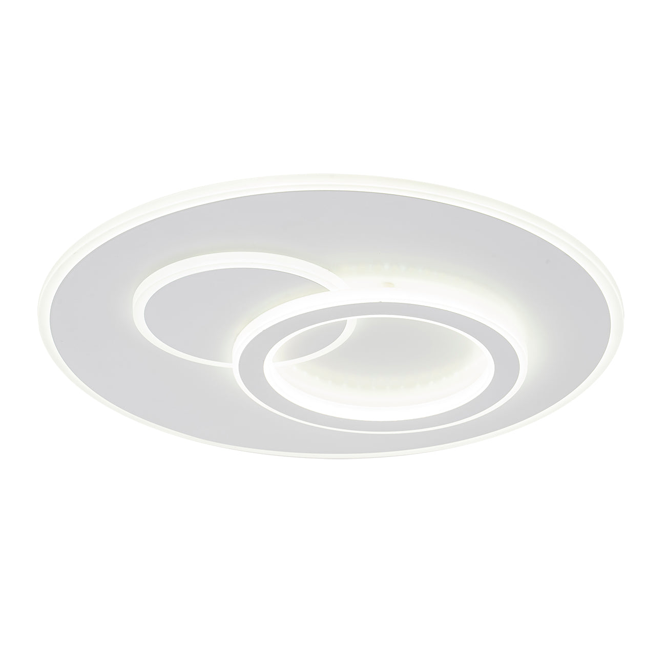 LED полилей с дистанционно управление NOLUX 34W, Кръгъл, Студена/Топла/Неутрална светлина, Димируем, Бял LED полилей с дистанционно управление Заглавие по подразбиране Alessandro Design