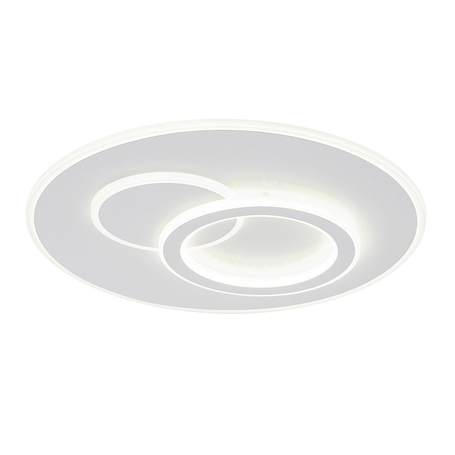 LED полилей с дистанционно управление NOLUX 34W, Кръгъл, Студена/Топла/Неутрална светлина, Димируем, Бял LED полилей с дистанционно управление Заглавие по подразбиране Alessandro Design