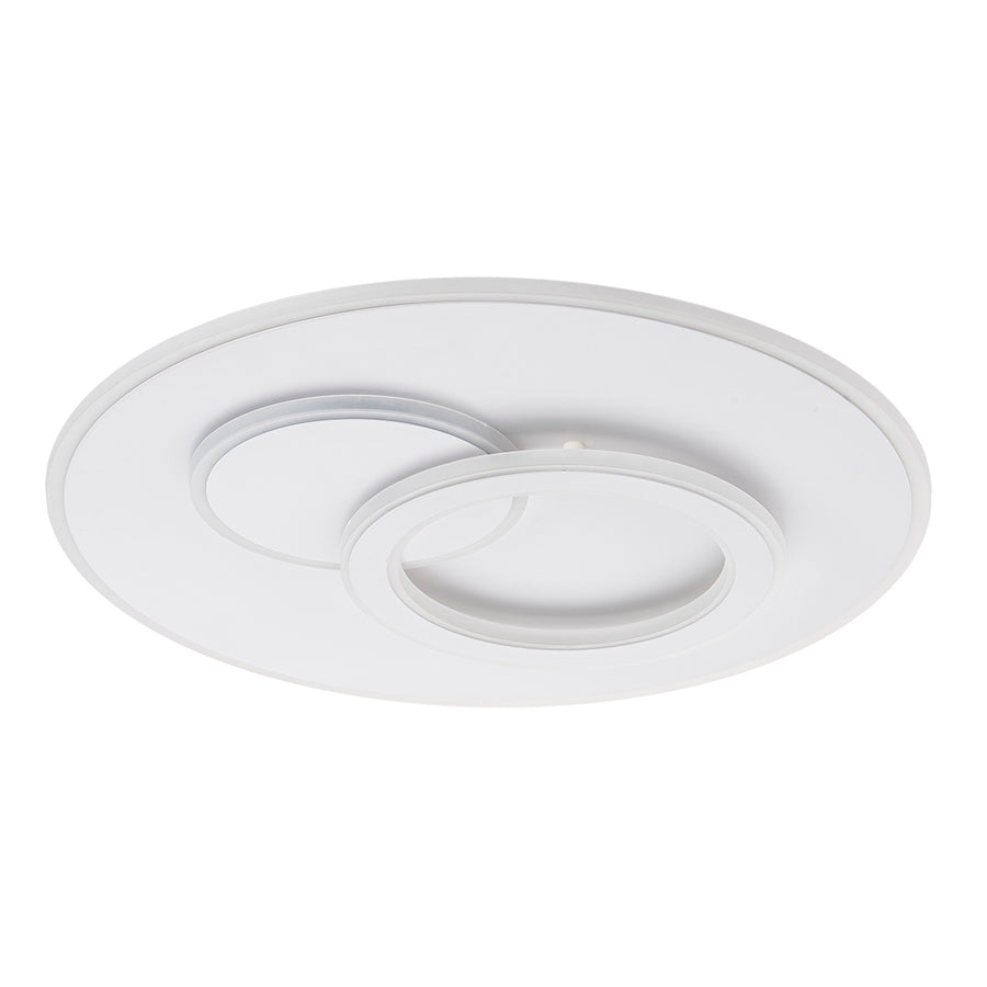 LED полилей с дистанционно управление NOLUX 34W, Кръгъл, Студена/Топла/Неутрална светлина, Димируем, Бял LED полилей с дистанционно управление Заглавие по подразбиране Alessandro Design