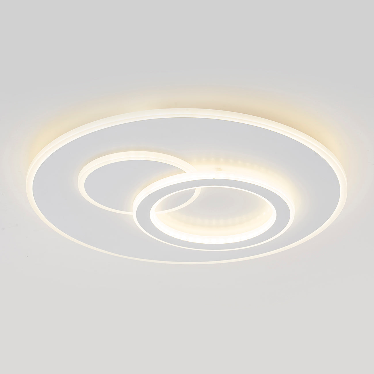 LED полилей с дистанционно управление NOLUX 34W, Кръгъл, Студена/Топла/Неутрална светлина, Димируем, Бял LED полилей с дистанционно управление Заглавие по подразбиране Alessandro Design