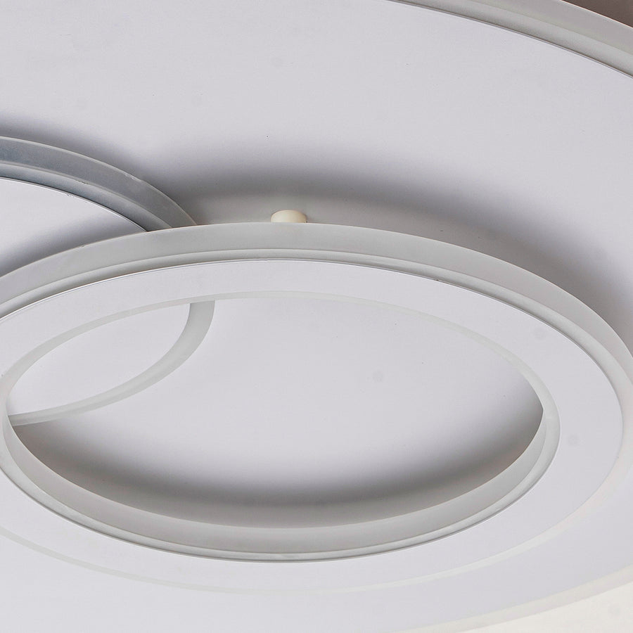 LED полилей с дистанционно управление NOLUX 34W, Кръгъл, Студена/Топла/Неутрална светлина, Димируем, Бял LED полилей с дистанционно управление Заглавие по подразбиране Alessandro Design