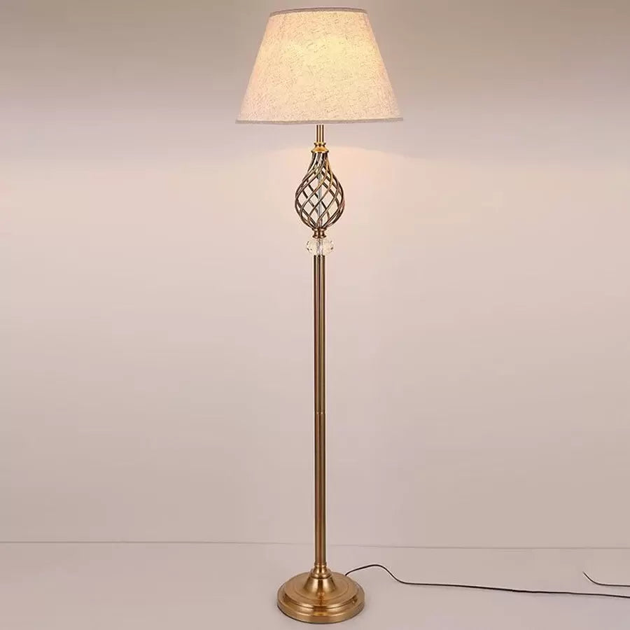 Brixton Floor Lamp 1x E27 Gold Veioze & Floor Lamp Заглавие по подразбиране Alessandro Design