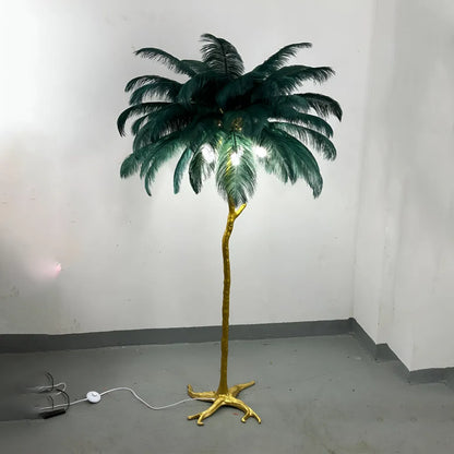 Лампа Pene Politia 1xE27 170 см Тъмнозелени абажури и лампи Заглавие по подразбиране Alessandro Design