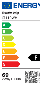 Окачен LED полилей с дистанционно управление INFINITY HALO 69W, Студена/Топла/Неутрална светлина, Димируем, Бял, Регулируеми по височина LED полилеи с дистанционно управление Заглавие по подразбиране Alessandro Design
