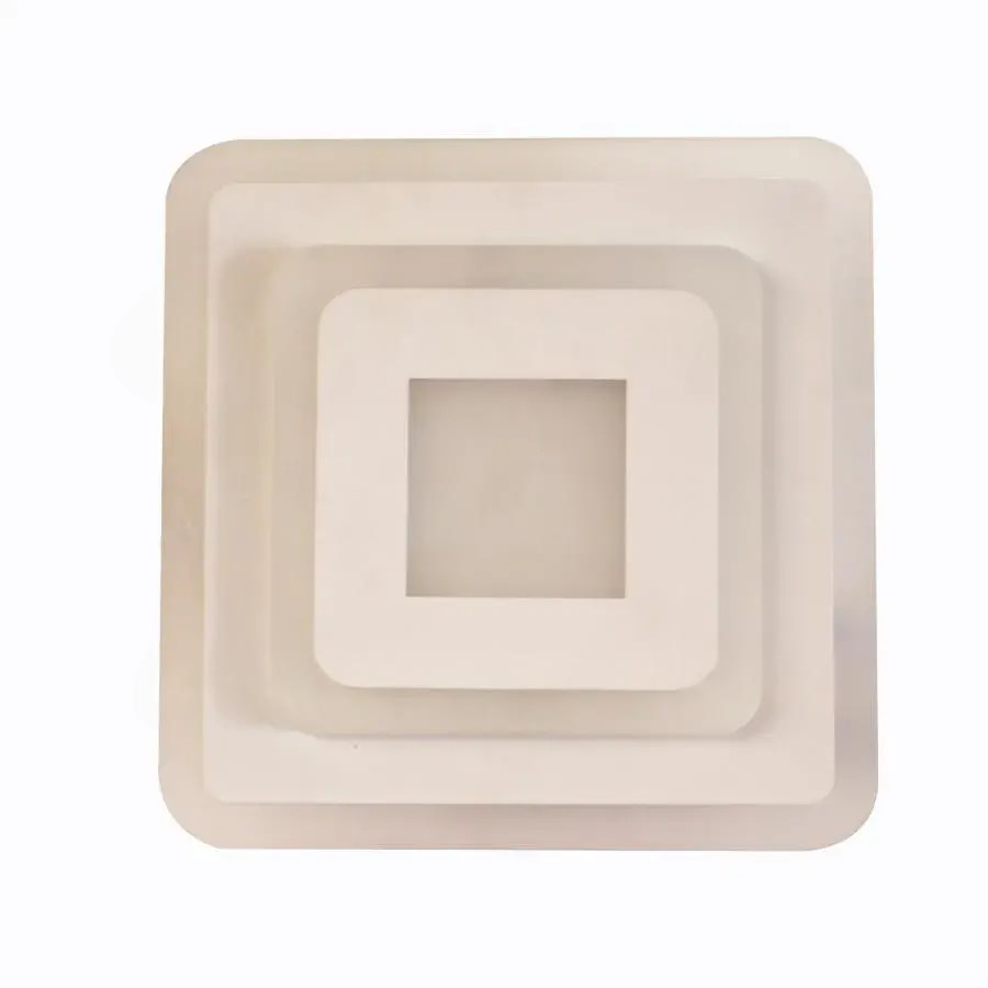 LED полилей MORNIKA 14W, диаметър 25 см, квадрат, неутрална светлина, бял LED полилей Заглавие по подразбиране Alessandro Design