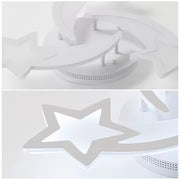 LED полилей с дистанционно управление IPOMOEA 51W, 3 звезди, студена/топла/неутрална светлина, димируем, бял LED полилей с дистанционно управление Заглавие по подразбиране Alessandro Design