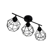 Lustra Ailyn 3x E27 Black Luster Industrial Заглавие по подразбиране Alessandro Design