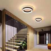 LED полилей SOLENA ROTONDA 13W, диаметър 25 см, студена/топла/неутрална светлина, черно-бели LED полилеи Заглавие по подразбиране Alessandro Design