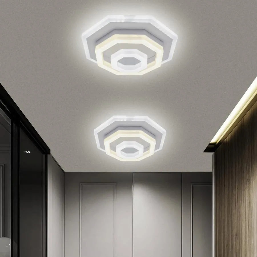 LED полилей ADELINE 24W, Диаметър 20см, Студена/Топла/Неутрална светлина, Бял