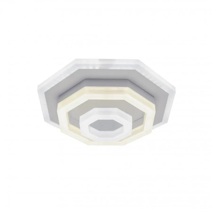 LED полилей ADELINE 24W, Диаметър 20см, Студена/Топла/Неутрална светлина, Бял