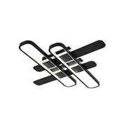 LED полилей с дистанционно управление AFINA 120W, 4 елемента, студена/топла/неутрална светлина, димируем, черен LED полилей с дистанционно управление Заглавие по подразбиране Alessandro Design