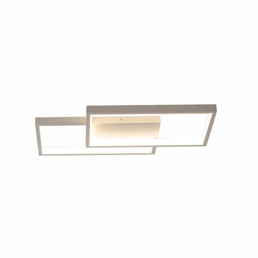 LED полилей с дистанционно управление LANDYN 37W, 2 квадрата, студена/топла/неутрална светлина, димируем, бял LED полилей с дистанционно управление Default Title Alessandro Design