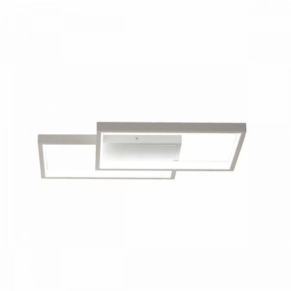 LED полилей с дистанционно управление LANDYN 37W, 2 квадрата, студена/топла/неутрална светлина, димируем, бял LED полилей с дистанционно управление Default Title Alessandro Design