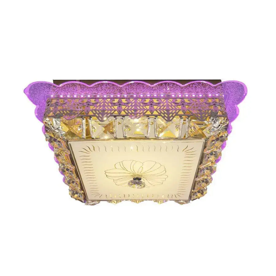 Кристален LED полилей ANAIDA RGB 20W, 3000K / 4000K / 6000K, Gold LED полилеи с дистанционно управление Заглавие по подразбиране Alessandro Design