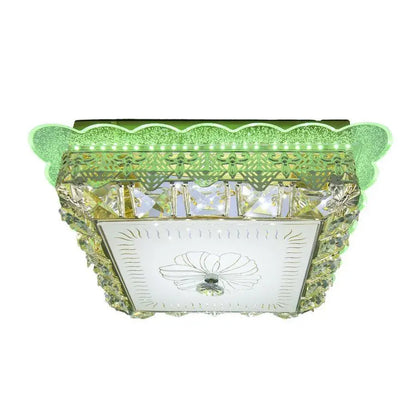 Кристален LED полилей ANAIDA RGB 20W, 3000K / 4000K / 6000K, Gold LED полилеи с дистанционно управление Заглавие по подразбиране Alessandro Design