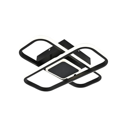 LED полилей с дистанционно управление VECTOR QUAD 52W, Студена/Топла/Неутрална светлина, Димируем, Черен LED полилей с дистанционно управление Default Title Alessandro Design