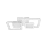 LED полилей с дистанционно управление BALANS 44W, 2 квадрата, студена/топла/неутрална светлина, димируем, бял LED полилей с дистанционно управление Default Title Alessandro Design