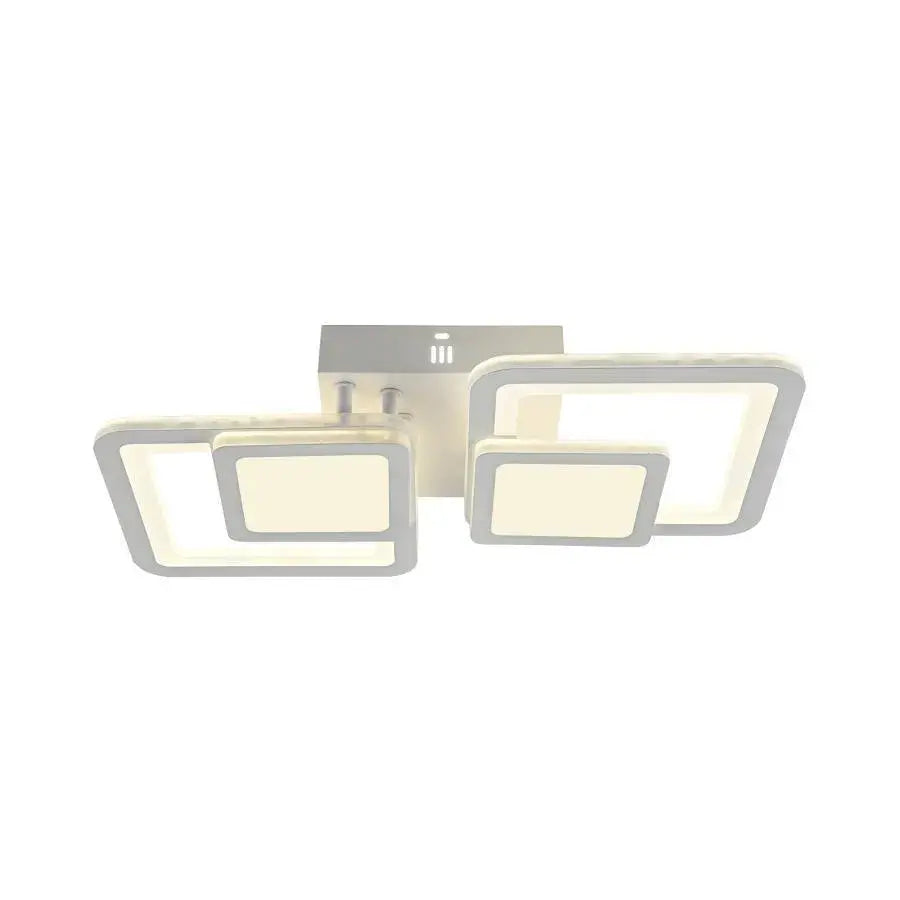LED полилей с дистанционно управление BALANS 44W, 2 квадрата, студена/топла/неутрална светлина, димируем, бял LED полилей с дистанционно управление Default Title Alessandro Design