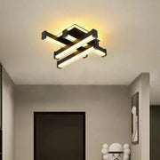 LED полилей CADE 34W, 4 елемента, линейна, студена/топла/неутрална светлина, апликирани черни LED полилеи Заглавие по подразбиране Alessandro Design