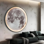 LED стенна лампа, Декоративна, Луна 83W Диаметър 120CM Студена/Неутрална/Топла светлина Черни LED полилеи Приложено заглавие по подразбиране Alessandro Design