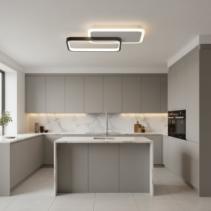 LED полилей с дистанционно CAROLINA 31W, 2 Елемента, Студена/Топла/Неутрална светлина, Димируем, Черен