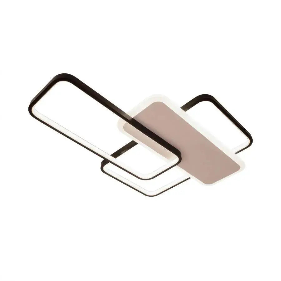 LED полилей с дистанционно управление CAROLINA 76W, 3 елемента, студена/топла/неутрална светлина, димируем, черен LED полилей Заглавие по подразбиране Alessandro Design