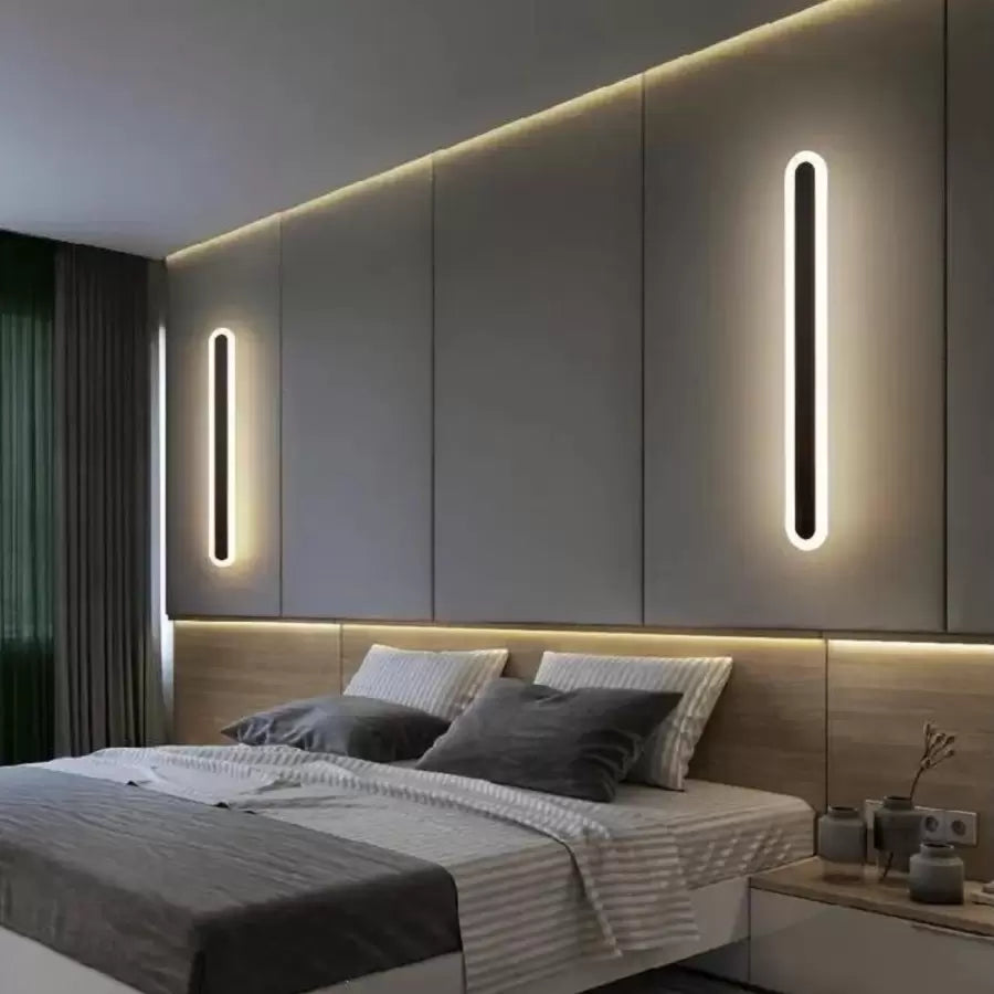 Caspian LED стенна лампа 15W Черна Вътрешни стенни лампи Заглавие по подразбиране Alessandro Design