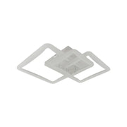 LED полилей с дистанционно FARYDA 120W, 3 квадрата, Студена/Топла/Неутрална светлина, Димируем, Бял