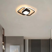 DUOFORM LED полилей, 21W, 3 квадрата, студена/топла/неутрална светлина, черни LED полилеи Заглавие по подразбиране Alessandro Design