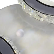 LED полилей с дистанционно управление и кристал NOVA ROTONDA 34W, 2 кръга, студена/топла/неутрална светлина, бял кристал LED полилеи Заглавие по подразбиране Alessandro Design