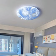 LED полилей EARTH 41W, диаметър 30 ​​см, студена/топла/неутрална светлина, сини LED полилеи Заглавие по подразбиране Alessandro Design