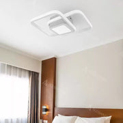 DUOFORM LED полилей 21W, 3 квадрата, студена/топла/неутрална светлина, апликирани в бяло LED полилеи Заглавие по подразбиране Alessandro Design