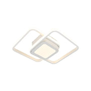 DUOFORM LED полилей 21W, 3 квадрата, студена/топла/неутрална светлина, апликирани в бяло LED полилеи Заглавие по подразбиране Alessandro Design