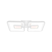 LED полилей с дистанционно управление FELIX 28W, 2 квадрата, студена/топла/неутрална светлина, димируем, бял LED полилей с дистанционно управление Default Title Alessandro Design