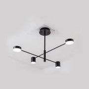 GALIOS LED полилей 48W, 4 елемента, студена/топла/неутрална светлина, черен Модерни полилеи Заглавие по подразбиране Alessandro Design