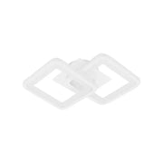 GIANI LED плафон 26W, 2 квадрата, Студена/Топла/Неутрална светлина, Бял