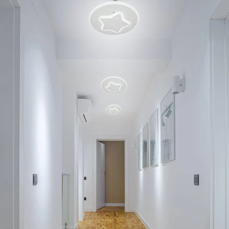 HEATH STEA LED полилей, 35 W, диаметър 20 cm, неутрална светлина, бели апликирани LED полилеи Заглавие по подразбиране Alessandro Design