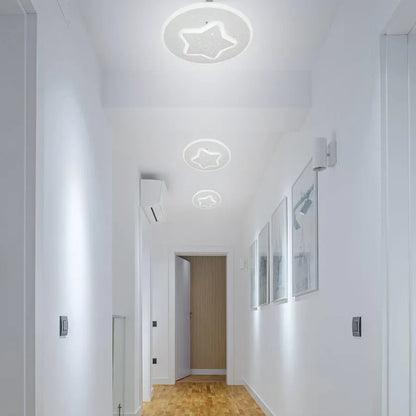 HEATH STEA LED полилей, 35 W, диаметър 20 cm, неутрална светлина, бели апликирани LED полилеи Заглавие по подразбиране Alessandro Design