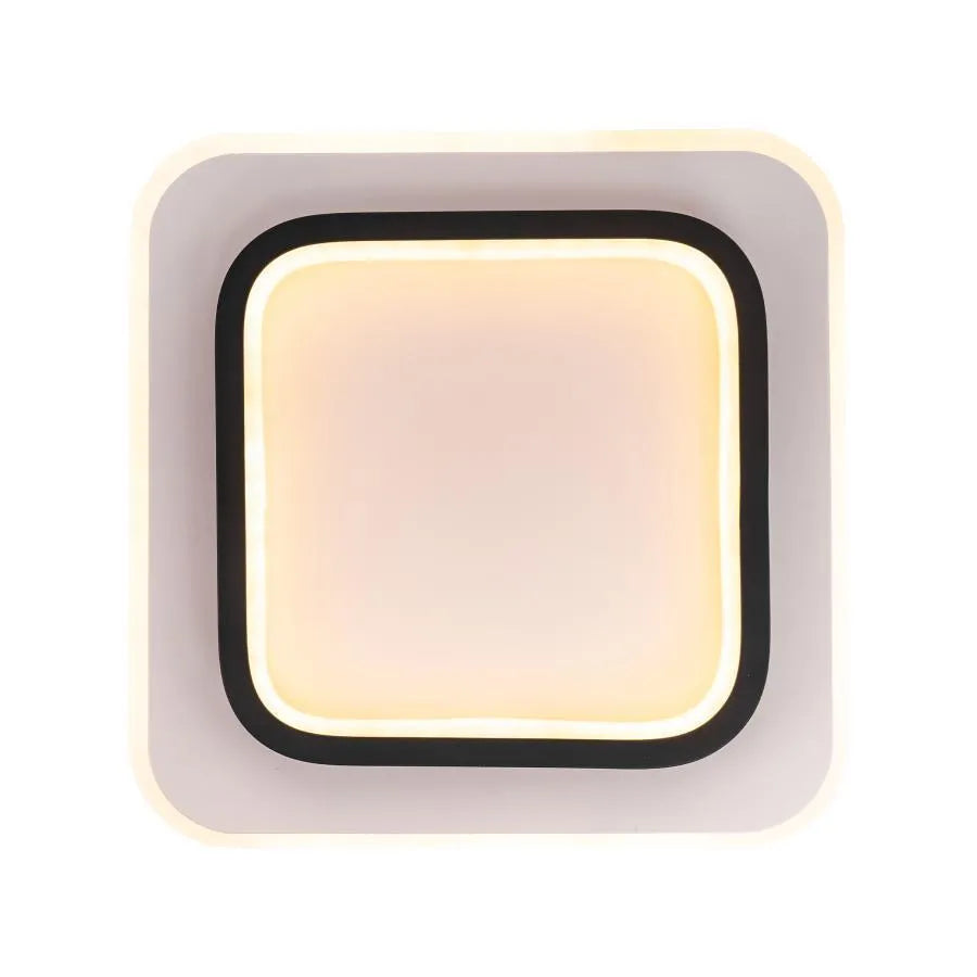 KHAI 20W LED плафон, Студена/Топла/Неутрална светлина, Черно Бяло