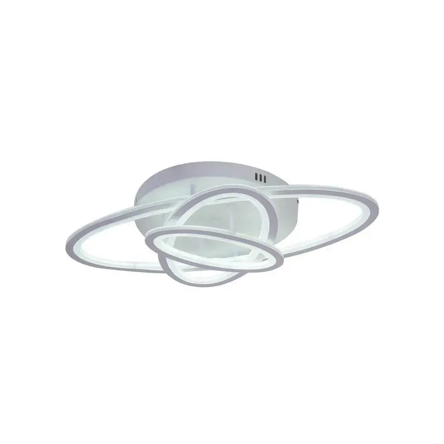 LED полилей с дистанционно управление TIANA 78W, 3 Елипси, Студена/Топла/Неутрална светлина, Димируем, Бял LED полилей с дистанционно управление Default Title Alessandro Design