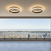 LED полилей VICTORIA 19W, кръгла, студена/топла/неутрална светлина, черен, бял апликиран LED полилей Заглавие по подразбиране Alessandro Design