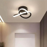 LED полилей VERTEX Flow 24W, диаметър 25 см, студена/топла/неутрална светлина, черни апликирани LED полилеи Заглавие по подразбиране Alessandro Design