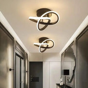 LED полилей VERTEX Flow 24W, диаметър 25 см, студена/топла/неутрална светлина, черни апликирани LED полилеи Заглавие по подразбиране Alessandro Design