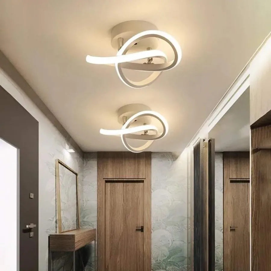 LED полилей VERTEX Flow 24W, диаметър 25 см, студена/топла/неутрална светлина, апликирани в бяло LED полилеи Заглавие по подразбиране Alessandro Design