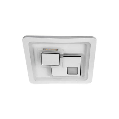 LED полилей KEREN 33W, квадратен, студена/топла/неутрална светлина 3000K/4000K/6000K, бял, метален и акрилен LED полилей Заглавие по подразбиране Alessandro Design