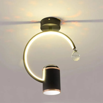 LED полилей KENYA 34W, студена/топла/неутрална светлина, черен LED полилей Заглавие по подразбиране Alessandro Design