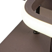 LED полилей LILIA 24W, 2 квадрата, Студена/Топла/Неутрална светлина, Кафяв