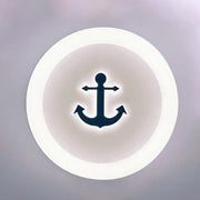 LED полилей NAVY 68W, диаметър 49 см, студена/топла/неутрална светлина, бели детски полилеи Заглавие по подразбиране Alessandro Design