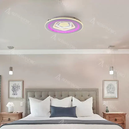 LED полилей с дистанционно управление MEIRA RGB, 180W, Студена/Топла/Неутрална светлина, Димируем, Бял LED полилей с дистанционно управление Default Title Alessandro Design