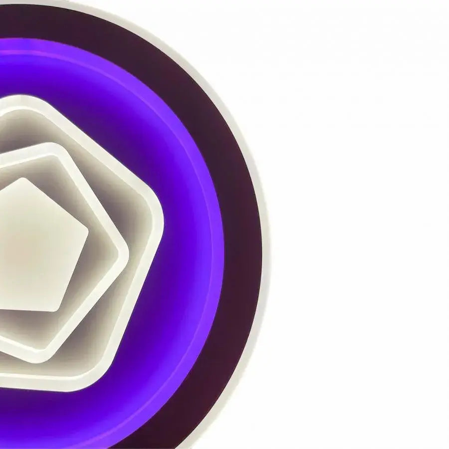 LED полилей с дистанционно управление MEIRA RGB, 180W, Студена/Топла/Неутрална светлина, Димируем, Бял LED полилей с дистанционно управление Default Title Alessandro Design